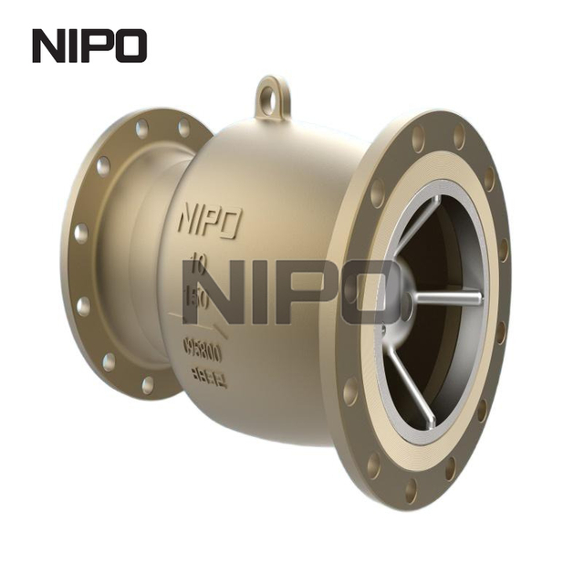 V&aacute;lvula de reten&ccedil;&atilde;o de fluxo axial de queda de baixa press&atilde;o, design simplificado