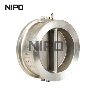 Válvula de retenção oscilante de disco duplo tipo wafer