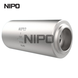 V&aacute;lvula de reten&ccedil;&atilde;o de fluxo axial forjada com vazamento zero de a&ccedil;o inoxid&aacute;vel F316 (extremidades BW) 