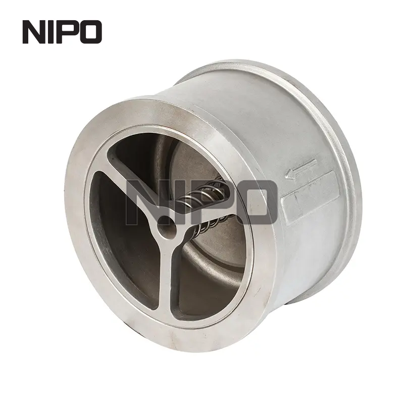 Válvula de retenção de disco de elevação da válvula de retenção de wafer de forjamento F316L