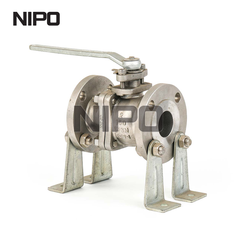 PC reduz o furo da válvula de esfera flutuante com flange API6d