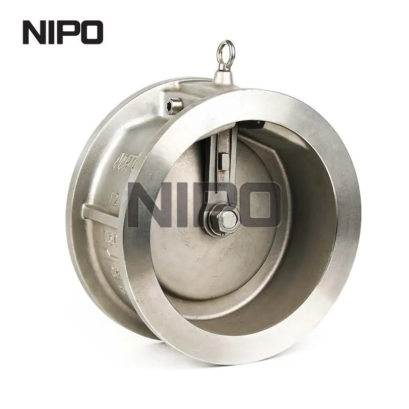 V&aacute;lvula de reten&ccedil;&atilde;o oscilante de disco &uacute;nico tipo wafer s&eacute;rie longa (corpo fundido