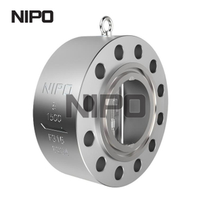 V&aacute;lvula de reten&ccedil;&atilde;o de giro de disco duplo tipo tal&atilde;o de corpo forjado