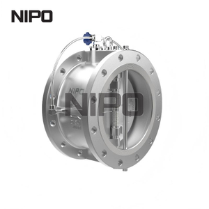 V&aacute;lvula de reten&ccedil;&atilde;o de placa dupla tipo flange com dispositivo de amortecimento