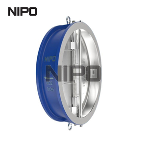 V&aacute;lvula de reten&ccedil;&atilde;o de wafer de disco duplo com preven&ccedil;&atilde;o eficiente de refluxo