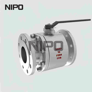 V&aacute;lvula de esfera de a&ccedil;o inoxid&aacute;vel flutuante manual Q41F - V&Aacute;LVULA NIPO 