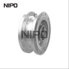 V&aacute;lvula de reten&ccedil;&atilde;o de fluxo axial de flange dupla, corpo em a&ccedil;o carbono, categoria industrial