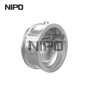 V&aacute;lvula anti-retorno de disco inclin&aacute;vel tipo wafer, design sem retentor