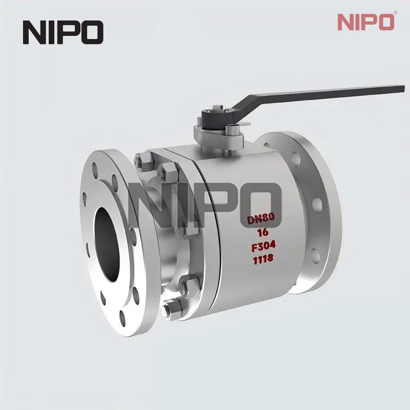 V&aacute;lvula de esfera de a&ccedil;o inoxid&aacute;vel flutuante manual Q41F - V&Aacute;LVULA NIPO 