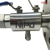 V&aacute;lvula de esfera de duplo bloqueio e sangramento integral DBB | V&aacute;lvula DBB de instrumento de a&ccedil;o inoxid&aacute;vel flange-a-rosca