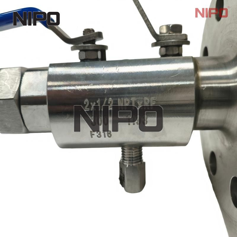 V&aacute;lvula de esfera de duplo bloqueio e sangramento integral DBB | V&aacute;lvula DBB de instrumento de a&ccedil;o inoxid&aacute;vel flange-a-rosca